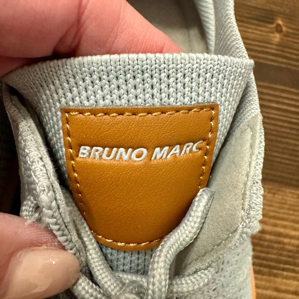 NWOB Bruno Marc Grand 01 Men's Light Gray Knit‎ Oxfords